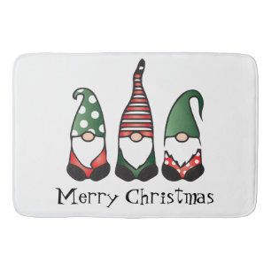 Merry Kerstgnomen Red Green Badmat
