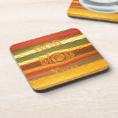 Merry KerstGod zegene Uw Colour Design Onderzetter (Linkerzijde)