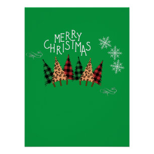 Merry KerstGreen Perfect Poster