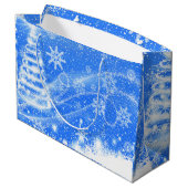 Merry Kerstgymnast Elf Groot Cadeauzakje (Achterkant Gekanteld)