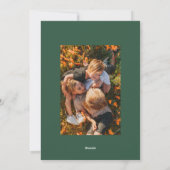 Merry Kersthandschrift 3 Foto Collage Feestdagenkaart (Achterkant)