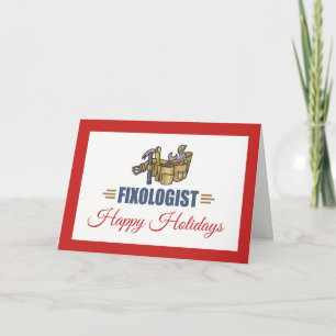 Merry Kersthandyman Feestdagen Kaart