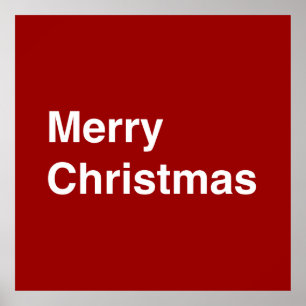 Merry KerstHelvetica Poster