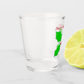 Merry KerstHolly Persoonlijk Shot Glas (Links)