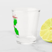 Merry KerstHolly Persoonlijk Shot Glas (Rechts)