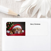 Merry Kersthond Etiket (Insitu)