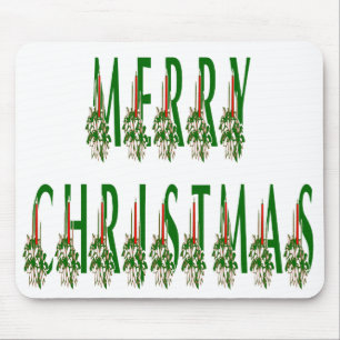 Merry Kerstkaarle Font Muismat