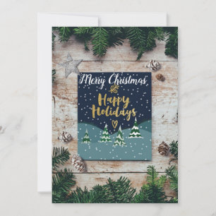 Merry kerstkaart