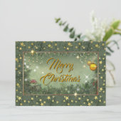 Merry-kerstkaart 🎄 feestdagenkaart (Staand voorkant)