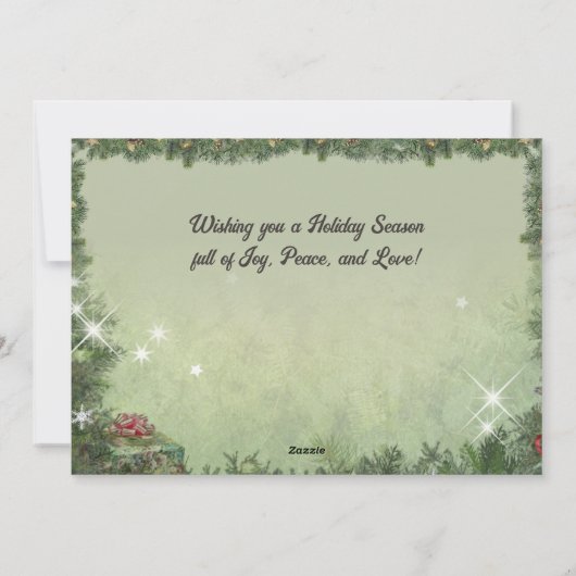 Merry-kerstkaart 🎄 feestdagenkaart (Achterkant)