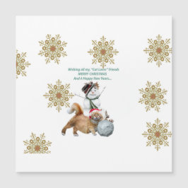 Merry kerstkat Lovers