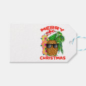 Merry Kerstkerstkerstkerstkerstananapple Cadeaulabel (Voorkant (Horizontaal))