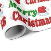 Merry Kerstkerstkerstkerstkerstkerstkerstkerstkers Cadeaupapier (Rol Hoek)