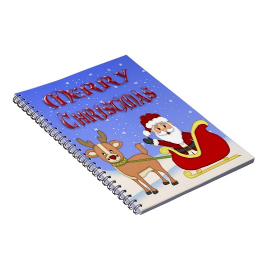 Merry kerstkerstkerstkerstkerstkerstkerstkerstlapt notitieboek (Rechterzijde)
