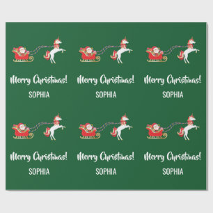 Merry kerstkerstkerstkerstkerstkerstkerstsSleigh U Cadeaupapier