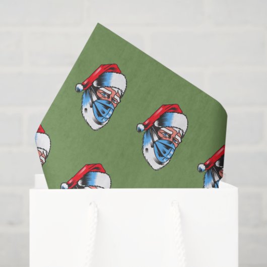 Merry kerstkerstkerstkerstkerstman — gezichtsmaske tissuepapier (Cadeauzakje)