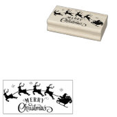 Merry kerstkerstkerstkerstkerstrenrenmindel 	rubberstempel (Gestempeld)