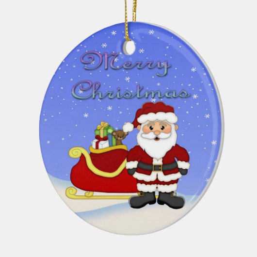 Merry kerstkerstkerstkerstkerstversiering keramisch ornament (Links)