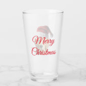 Merry kerstkerstkerstkerstman glas (Achterkant)