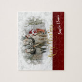 Merry kerstkerstkerstkerstman legpuzzel (Verticaal)