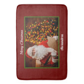 Merry kerstkerstkerstkerstman Prettige feestdagen Badmat (Voorkant Verticaal)