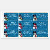 Merry kerstlabel labels (Vel)