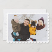 Merry Kerstland Winter Forest Fox Fox Feestdagenkaart (Achterkant)