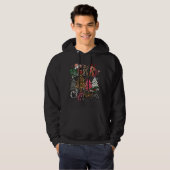 Merry Kerstluipaard Buffalo Red Pset Hoodie (Voorkant volledig)