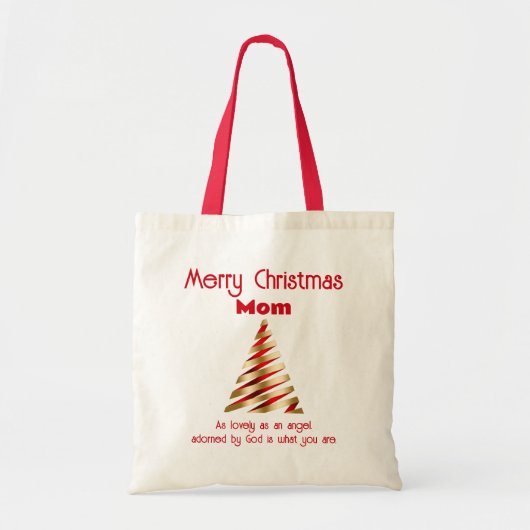 Merry Kerstmam Tote Bag (Voorkant)