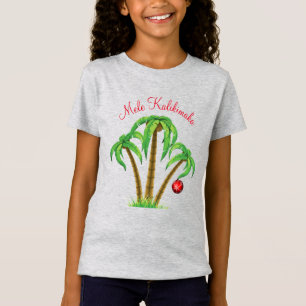 Merry Kerstman Kinder Shirt-Mele Kalikimaka T-shirt
