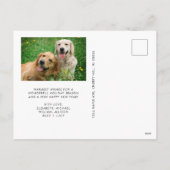 Merry Kerstmis 4 Foto Feestdagenkaart (Achterkant)