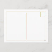 Merry Kerstmis 5 Photo Collage Gold Script Feestdagenkaart (Achterkant)