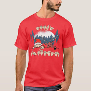 Merry Kerstmis ASL 1 T-shirt