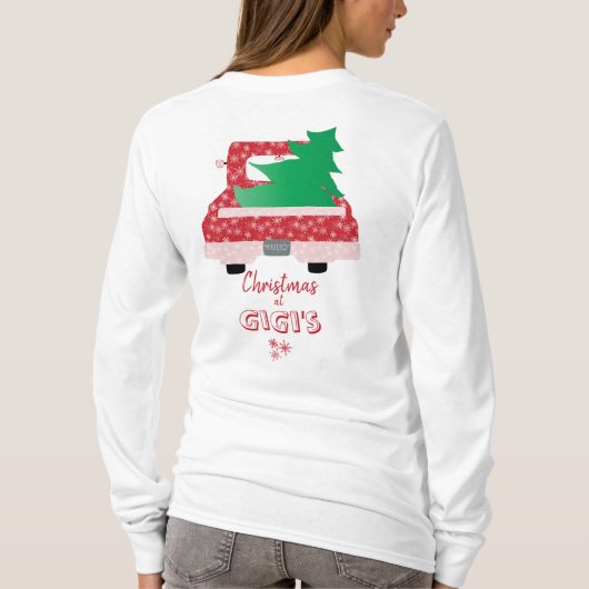 MERRY "Kerstmis bij Gigi's" T-shirt (Achterkant)