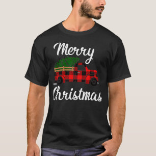 Merry Kerstmis  Boerderij Truck T-shirt