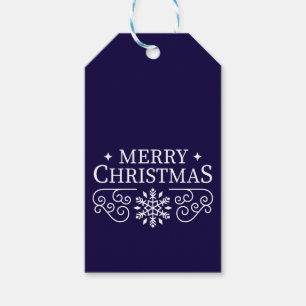 Merry Kerstmis Cadeaulabel