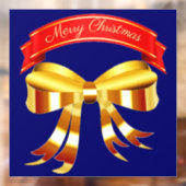 Merry Kerstmis Cling Raamsticker (Vel 2)