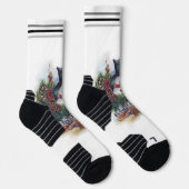 Merry Kerstmis Hoesje-Mate Sokken (Rechts)