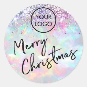 Merry Kerstmis Klassic Round Sticker