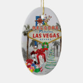 Merry Kerstmis Las Vegas Santa Ornament (Rechts)