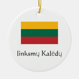 Merry Kerstmis Litouwen Ornament