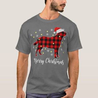 Merry Kerstmis met Buffalo Labrador Lover T-shirt