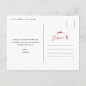 Merry Kerstmis Modern 5 Foto Collage Feestdagenkaart (Achterkant)