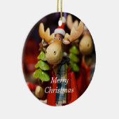 Merry Kerstmis Moose Country Xmas Ornament (Rechts)