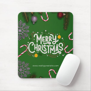 Merry Kerstmis Mousepad Muismat