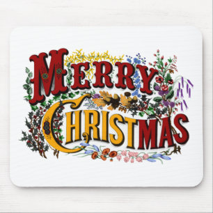 Merry Kerstmis Mousepad Muismat