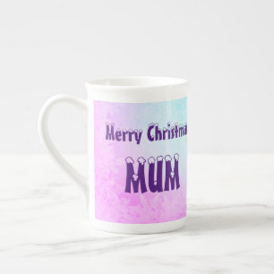 Merry Kerstmis Mum Gift Porselein Kop