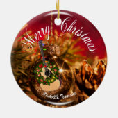 Merry Kerstmis Nashville Ornament RD (Achterkant)