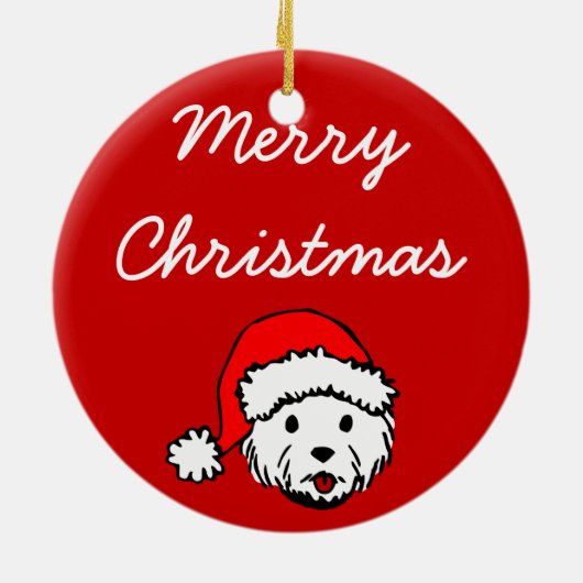 Merry Kerstmis Ornament (Achterkant)