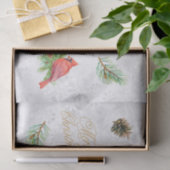 Merry Kerstmis  Santa Claus Collage Tissuepapier (Geschenk)